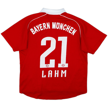 2005-06 Bayern Munich Maillot Domicile Lahm #21 - 6/10 - (L.Boys)