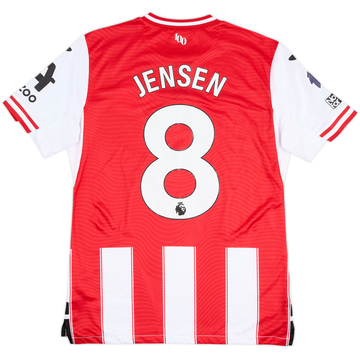 Maillot domicile de match Brentford 2025-26 Jensen #8