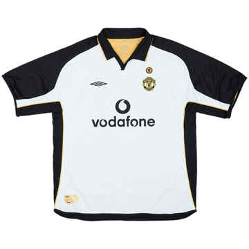 Maillot Manchester United Extérieur/Troisième Centenaire 2001-02 - 5/10 - (XXL)
