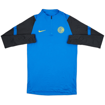 2020-21 Inter Milan Nike 1/4 Zip Haut d'entraînement - 10/10 - (S)