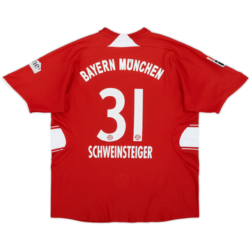 2007-08 Bayern Munich Maillot Domicile Schweinsteiger #31 - 5/10 - (M.Boys)