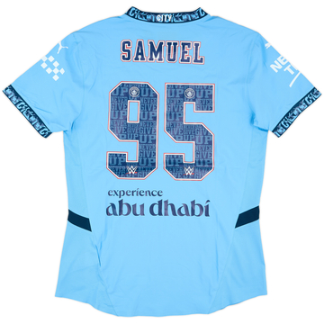 2024-25 Manchester City Maillot Domicile Édition Match Samuel #95