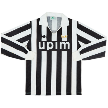 1989-90 Juventus Maillot Domicile ML #9 - 8/10 - (S)