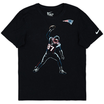 2016 New England Patriots Gronkowski Nike T-shirt - 7/10 - (S)