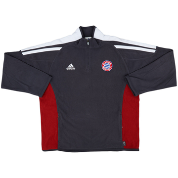2001-02 Bayern Munich adidas 1/4 Zip Fleece Training Top - 7/10 - (XL)