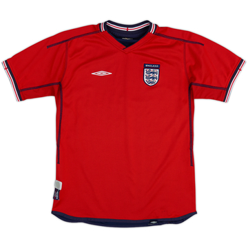 2002-04 England Maillot extérieur - 7/10 - (15-16 ans)