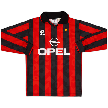 1994-95 AC Milan Maillot domicile manches longues - 8/10 - (S)