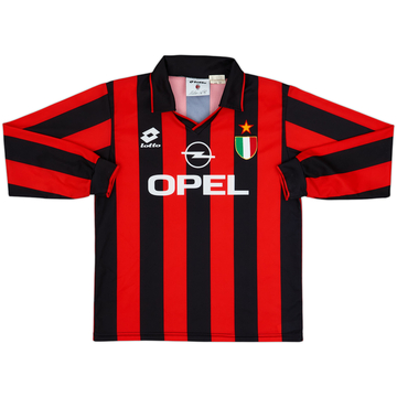 1994-95 AC Milan Maillot Domicile ML - 8/10 - (14-15 ans)