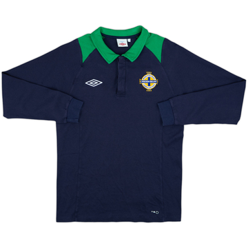 2008-10 Northern Ireland Umbro Polo manches longues - 10/10 - (L)