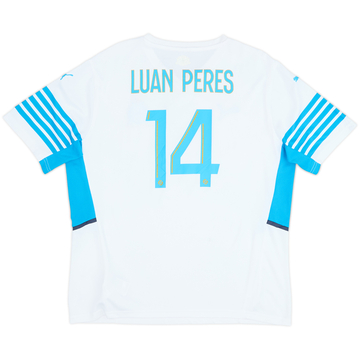 2021-22 Olympique Marseille Maillot domicile Luan Peres #14 - 6/10 - (XL)