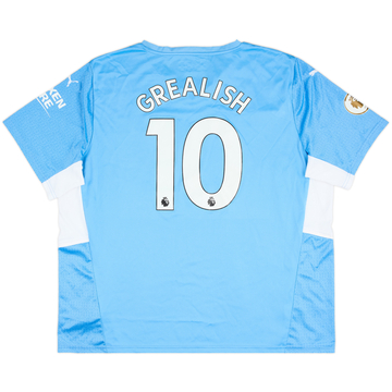 2021-22 Manchester City Maillot domicile Grealish #10 - 8/10 - (3XL)