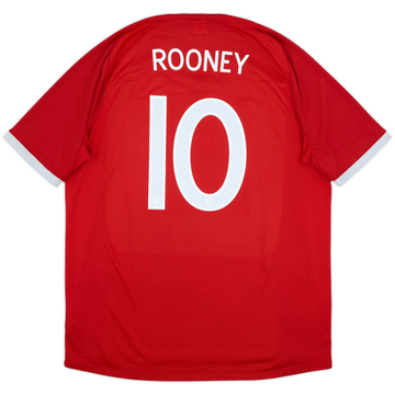 2010-11 England Maillot extérieur Rooney #10 - 5/10 - (XXL)