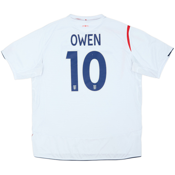 2005-07 England Maillot domicile Owen #10 - 5/10 - (XL)