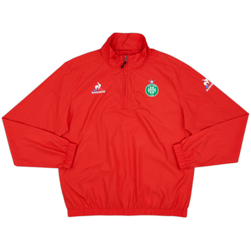 2016-17 Saint-Etienne Le Coq Sportif 1/4 Zip Haut de training - 8/10 - (L)