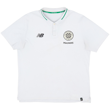 2017-18 Celtic New Balance Polo Shirt - 6/10 - (L)