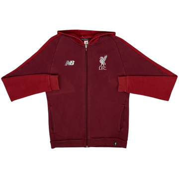 2018-19 Liverpool New Balance Veste de survêtement à capuche - 5/10 - (S)