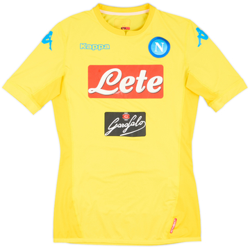 2017-18 Napoli Maillot Extérieur Authentique - 6/10 - (M)