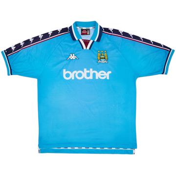1997-99 Manchester City Maillot Domicile - 6/10 - (XL)