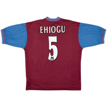 1997-98 Aston Villa Maillot Domicile Ehiogu #5 - 8/10 - (L)