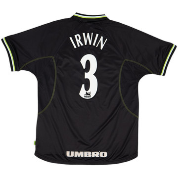 1998-99 Manchester United Maillot third Irwin #3 - 10/10 - (L)