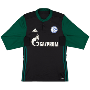 2017-18 Schalke maillot third authentique manches longues - 5/10 - (S)
