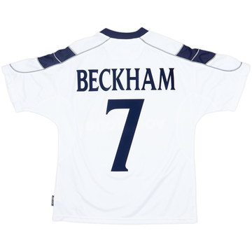 1999-00 Manchester United Maillot Third Beckham #7 - 8/10 - (Y)