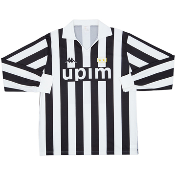 1989-90 Juventus Maillot Domicile Basique ML #11 - 8/10 - (L)