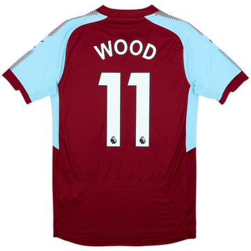 2017-18 Burnley Maillot Domicile Wood #11 - 6/10 - (S)