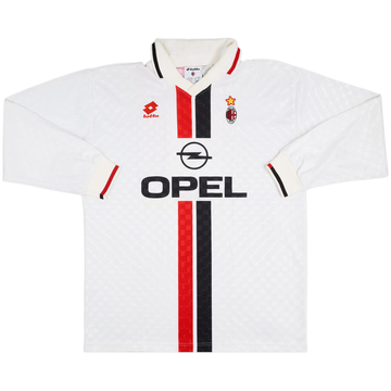 1995-96 AC Milan Maillot Extérieur Manches Longues Version Joueur #9 - 5/10 - (XL)