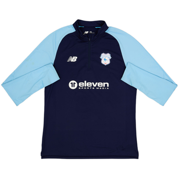 2023-24 Cardiff City New Balance Top d'entraînement 1/4 zip - 6/10 - (XL)
