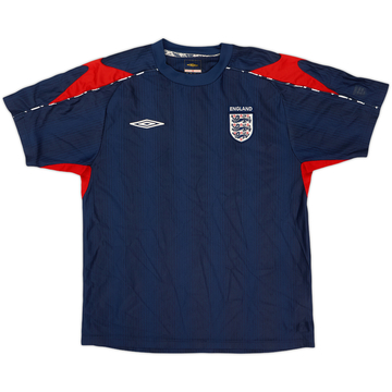 2005-06 England Umbro Training Shirt - 8/10 - (M)