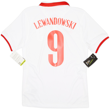 2020-21 Poland Maillot domicile Lewandowski #9 (S)