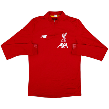 2019-20 Liverpool New Balance Haut d'entraînement 1/4 Zip - 6/10 - (M)