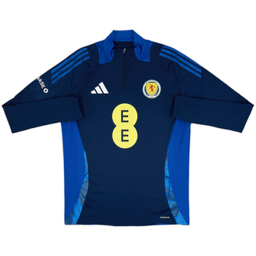 2024-25 Scotland Player Issue 1/4 Zip Training Top - 9/10