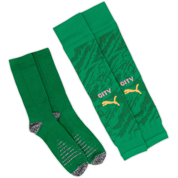 2025-26 Manchester City Player Issue Home GK Socks