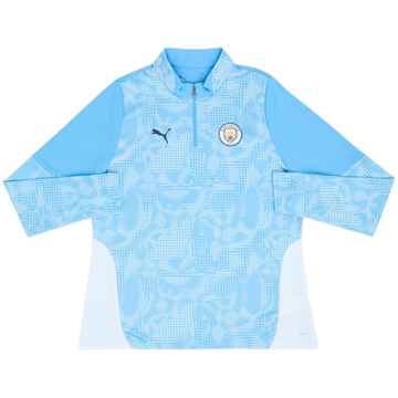2025-26 Manchester City Puma 1/4 Zip Haut d'entraînement (Femme)