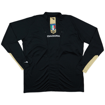 2007-09 Italie Diadora Maillot Arbitre ML - 9/10 - (L)