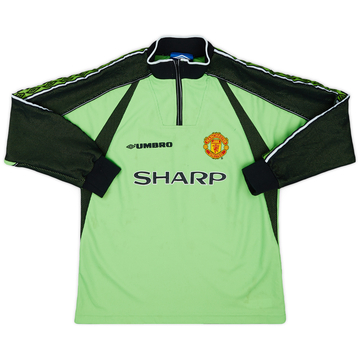 1998-99 Manchester United Maillot GK - 7/10 - (12-13 ans)