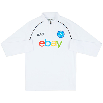 2023-24 Napoli EA7 1/4 Zip Training Top