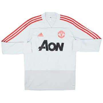 2018-19 Manchester United adidas Sweat - 5/10 - (S)