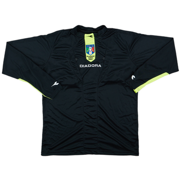 2009-10 Italy Diadora Maillot arbitre manches longues - 8/10 - (L)