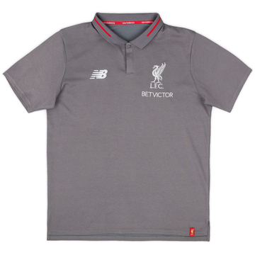 2017-18 Liverpool New Balance Polo - 8/10 - (M)