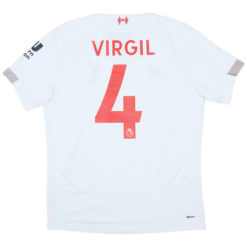 2019-20 Liverpool Maillot extérieur Virgil #4 - 7/10 - (S)