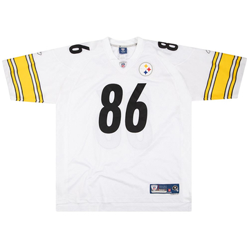 2008-11 Pittsburgh Steelers Ward #86 Maillot Reebok Premier (Extérieur) XXL