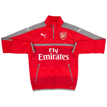 2016-17 Arsenal Puma Top d'entraînement 1/4 Zip - 8/10 - (S)