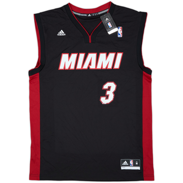 2012-14 Miami Heat D.Wade #3 adidas Maillot extérieur (M)