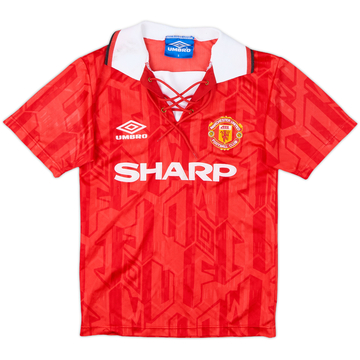 1992-94 Manchester United Maillot domicile - 8/10 - (9-10 ans)
