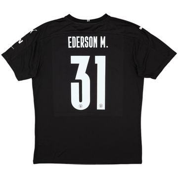 2020-21 Manchester City Maillot de match FA Cup Gardien Ederson M. #31