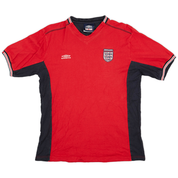 2002-04 England Umbro T-shirt training coton - 7/10 - (M)