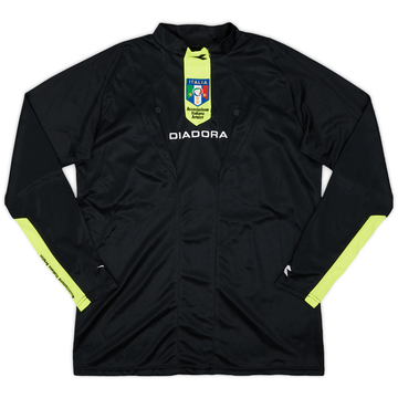 2009-10 Italy Diadora Maillot arbitre manches longues - 8/10 - (L)